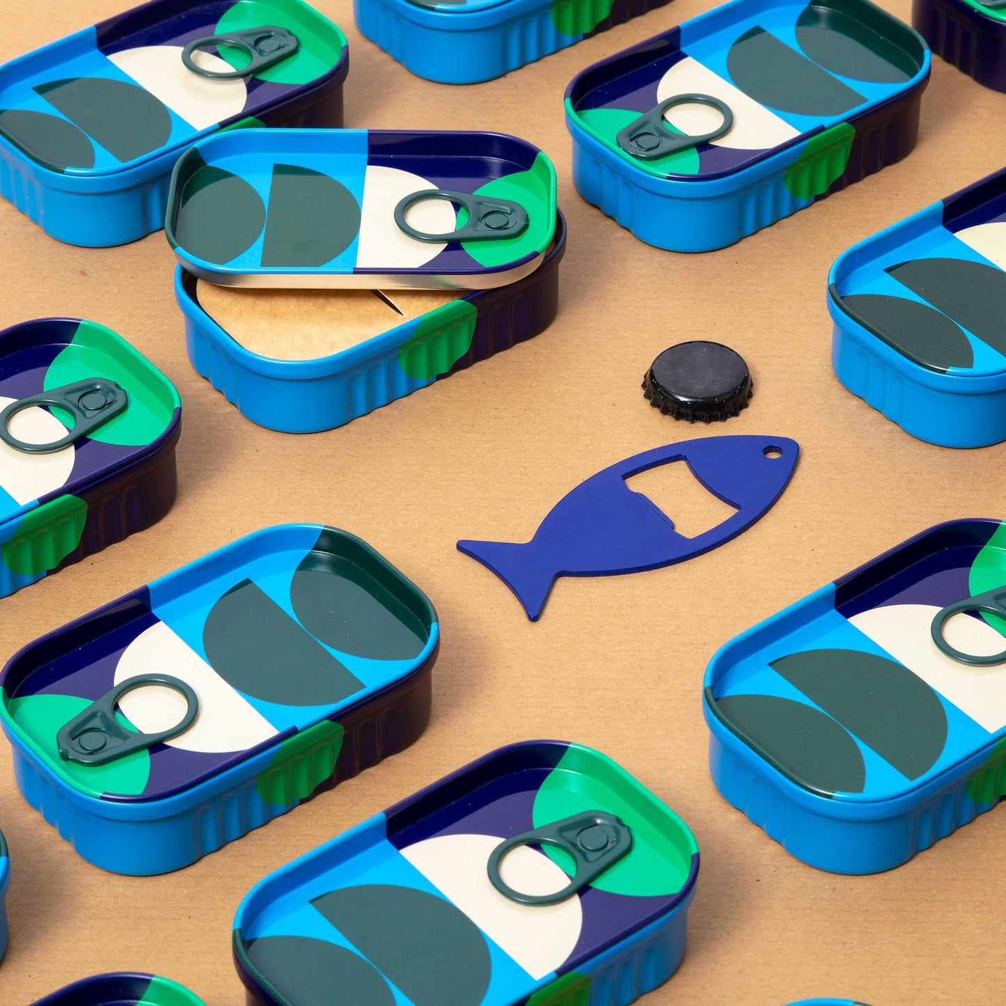 Tin Fish Bottle Opener