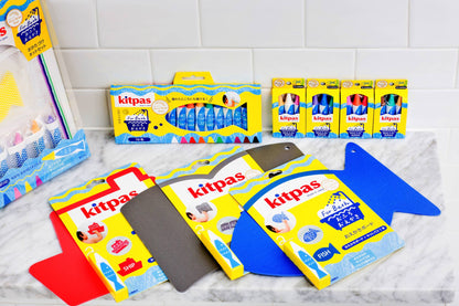 Rice Wax Kitpas for Bath 10 Colors With Sponge