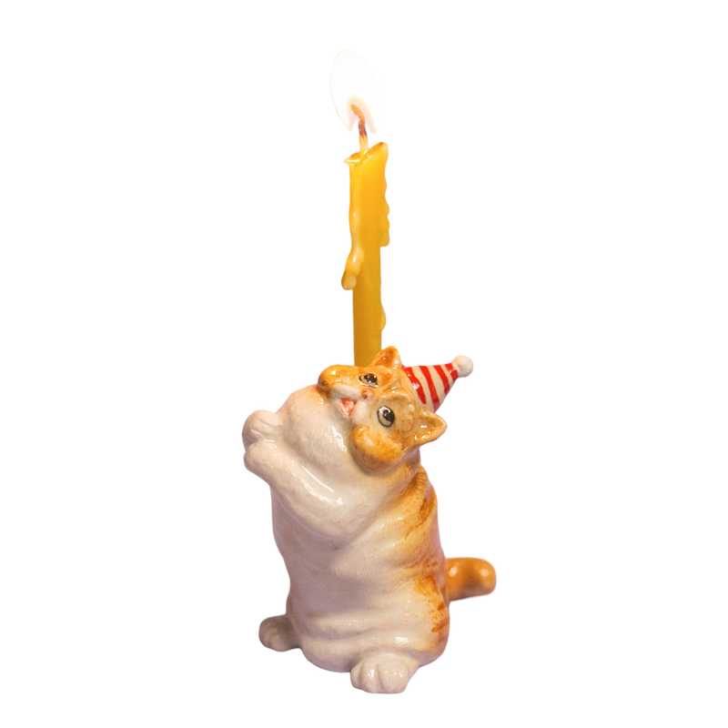 Orange Cat Cake Topper