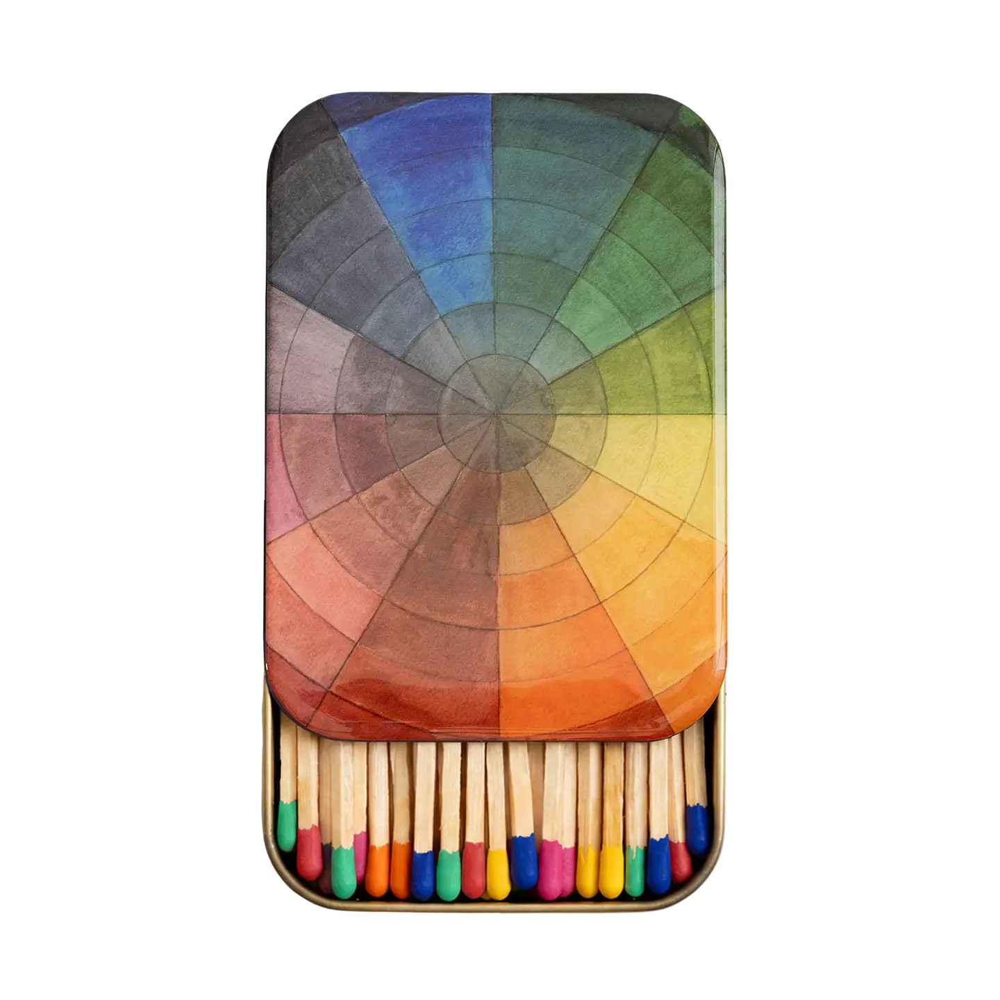 Matches in Tin - Colour Wheel