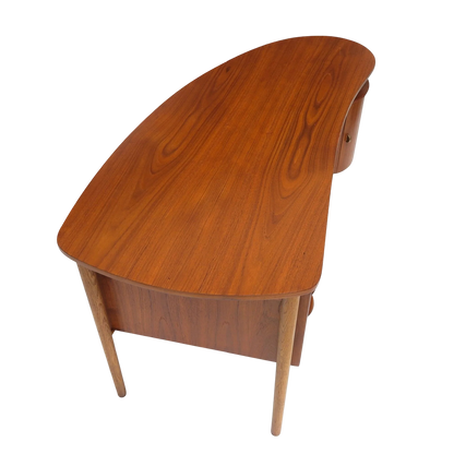 Mid Century Teak Writing Desk Designed by Kai Kristiansen