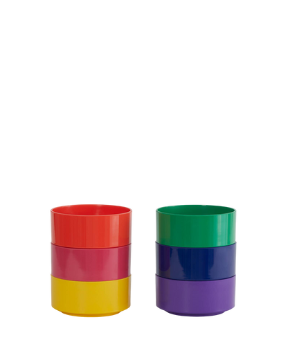 Rainbow Stackable Bowls - Set of 6