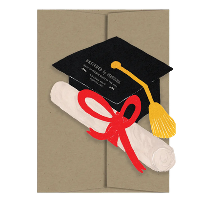Happy Graduation Die Cut Card