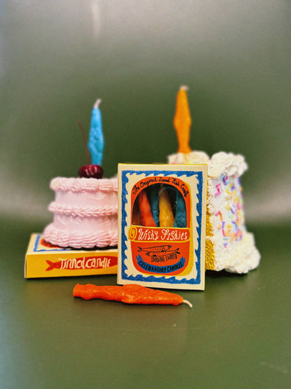 Sardine Birthday Candles - Set of 8