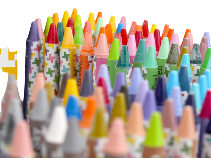 126 Rainbow Crayons Set