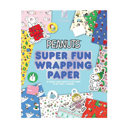 Peanuts Holiday Wrapping Paper Book