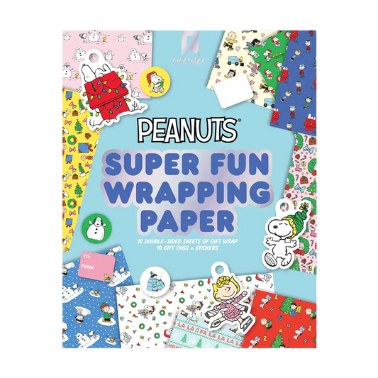 Peanuts Holiday Wrapping Paper Book
