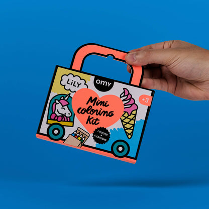 Mini Coloring Book Kit - Unicorn