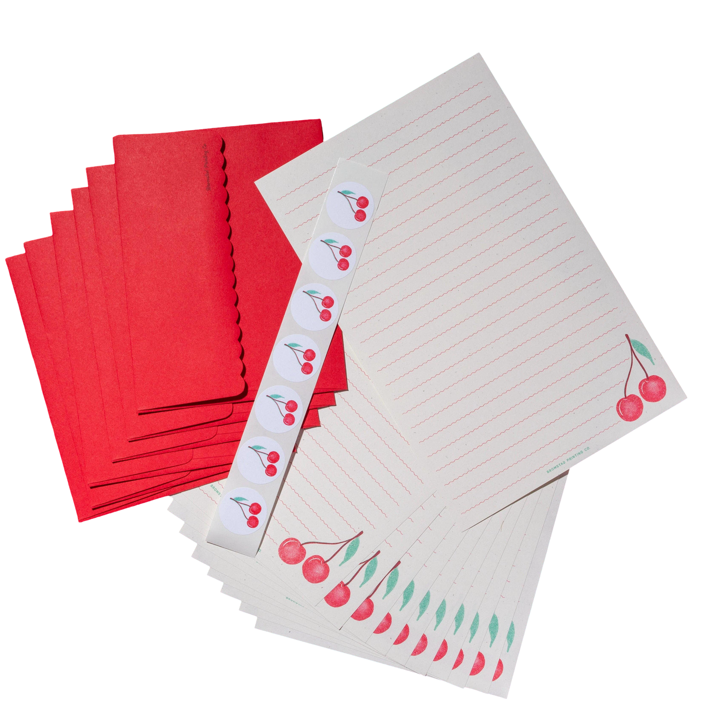 Letter Writing Set - Cherry