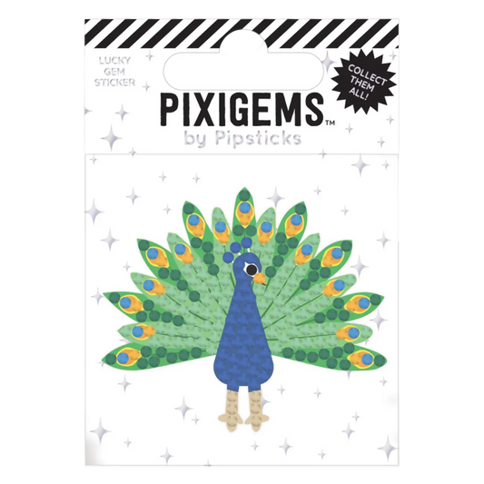 Pinky Peacock Pixigem Sticker