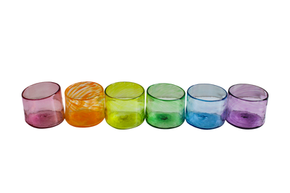 Rainbow Paradise Short Tumblers - Set of 6