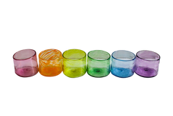 Rainbow Paradise Short Tumblers - Set of 6