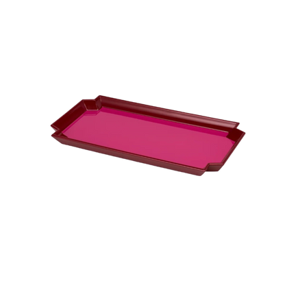 Jean Tray - Bordeaux Red/Fuchsia Pink