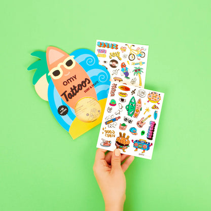 Temporary Tattoos - Surf & Skate