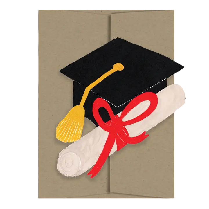 Happy Graduation Die Cut Card