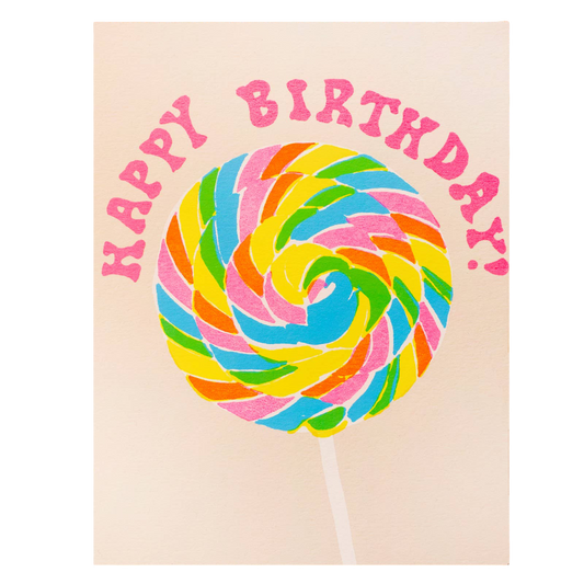 Birthday Lollipop Card