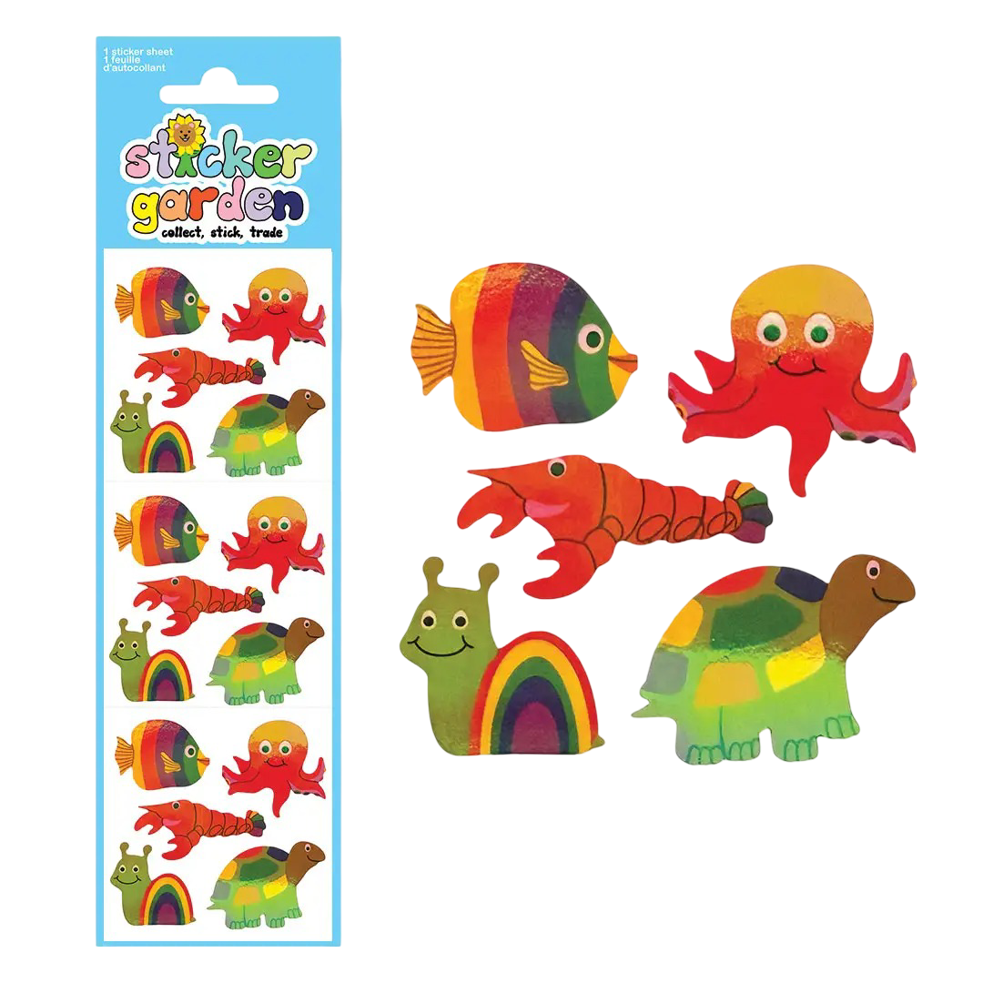 Jewel Sealife Stickers
