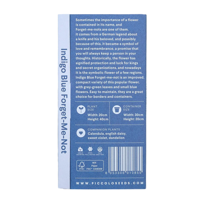 Italian Flower Seed Packets