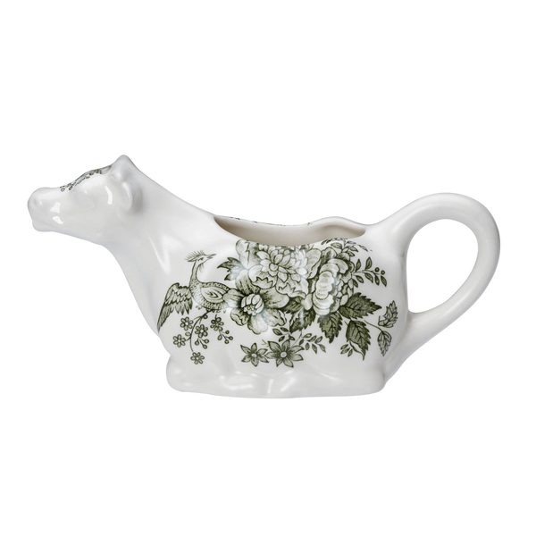Green Asiatic Pheasants Cow Creamer