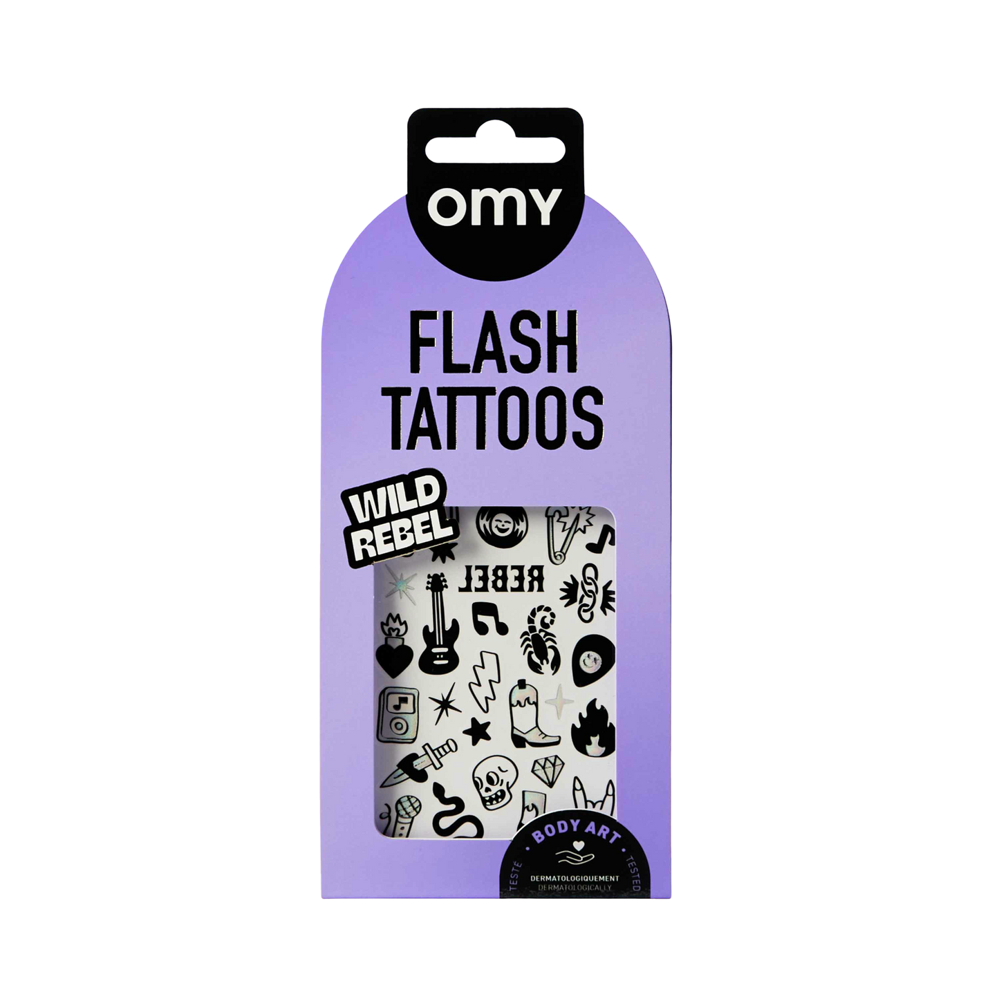 Flash Temporary Tattoos - Rock Club