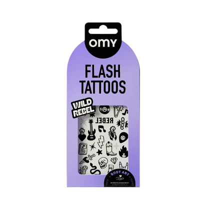 Flash Temporary Tattoos - Rock Club