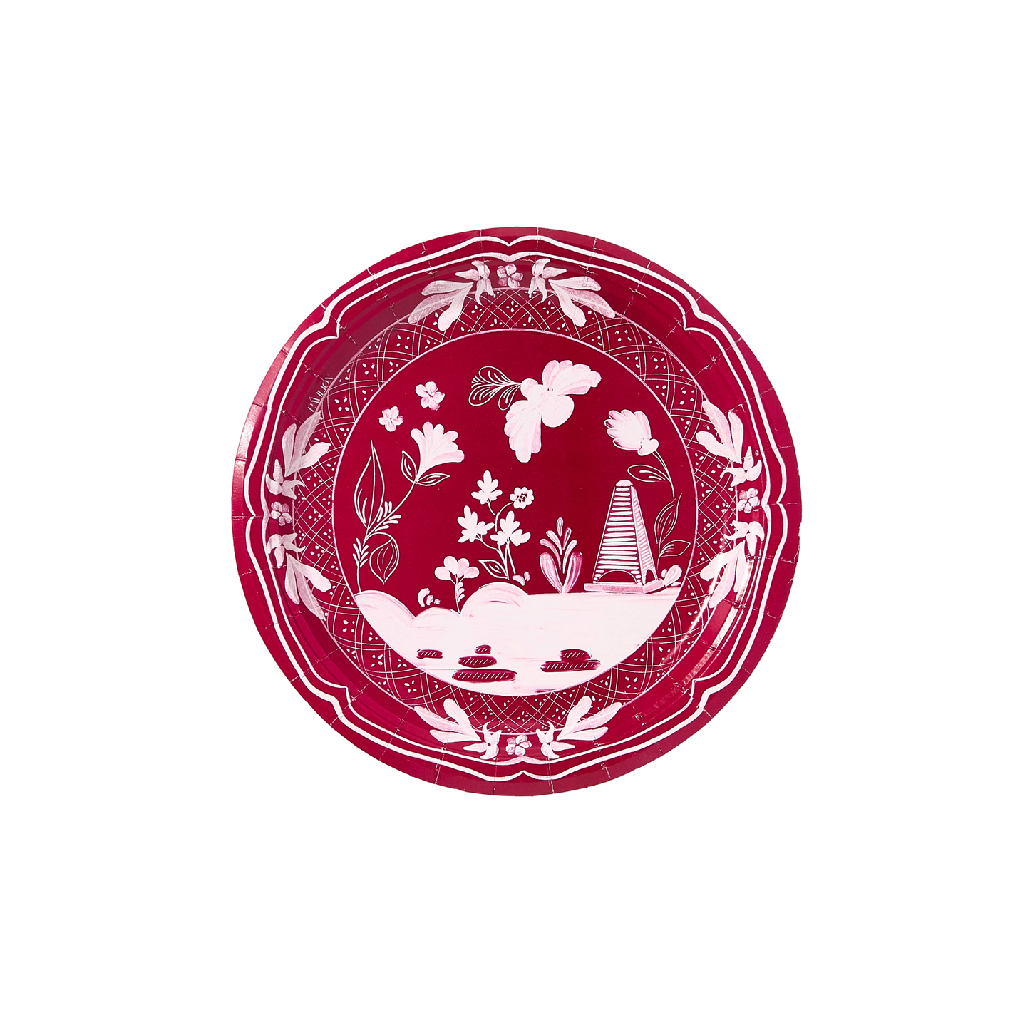 Beachside Pavilion Paper Dessert Plates - Set of 8