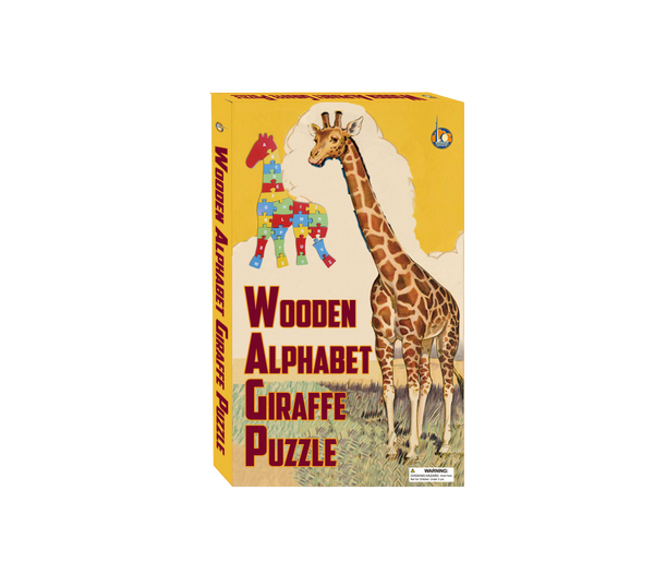 Wooden Alphabet Giraffe Puzzle
