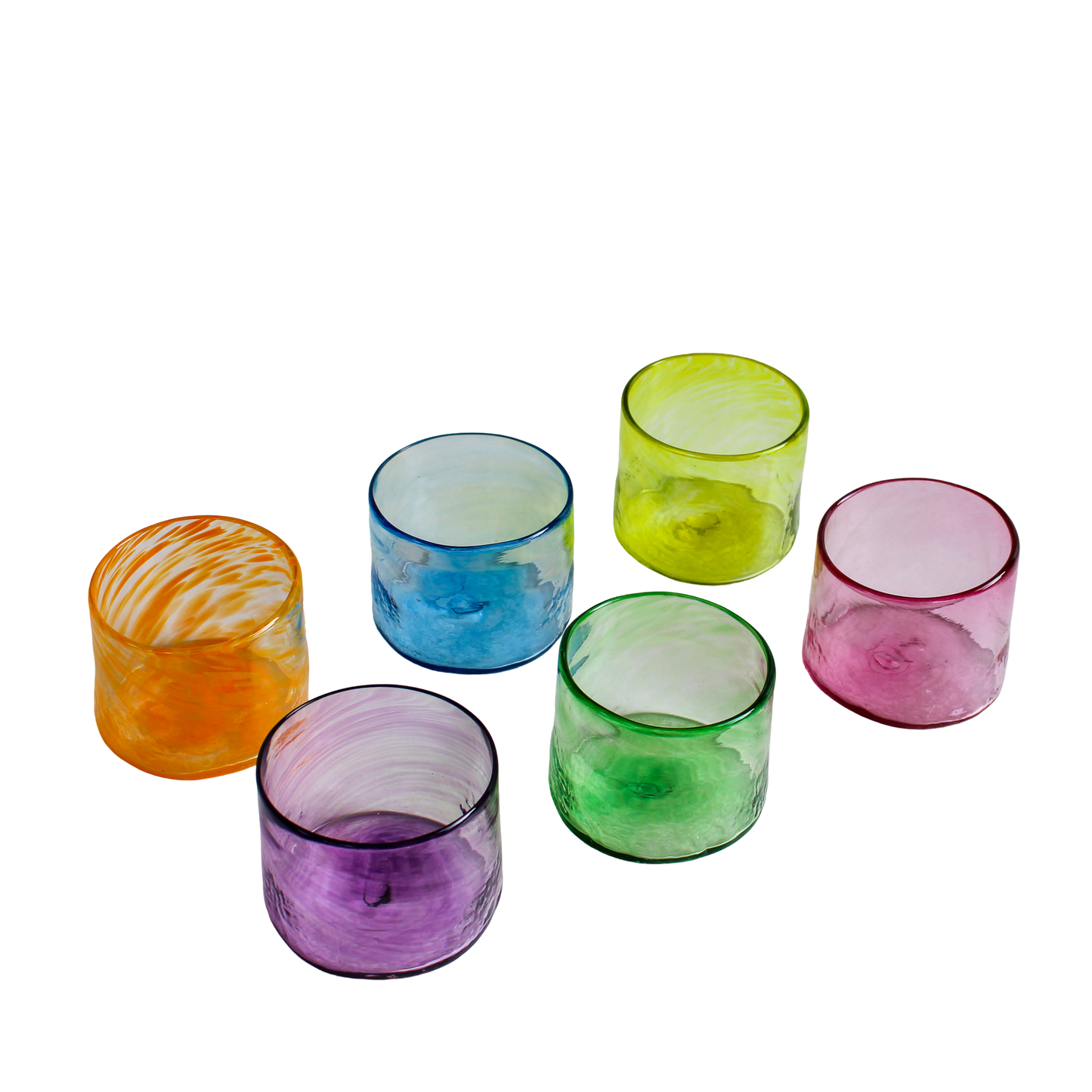 Rainbow Paradise Short Tumblers - Set of 6
