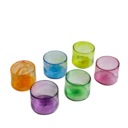 Rainbow Paradise Short Tumblers - Set of 6