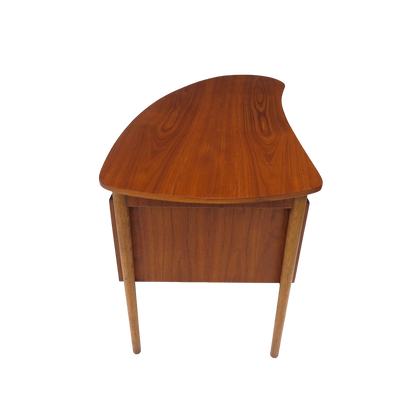 Mid Century Teak Writing Desk Designed by Kai Kristiansen