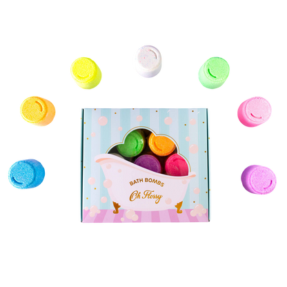 Mini Bath Bombs - Set of 7
