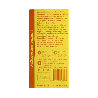 Italian Flower Seed Packets