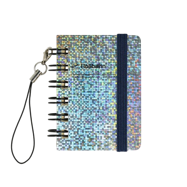 Rollbahn Spiral Metallic Micro Notebook