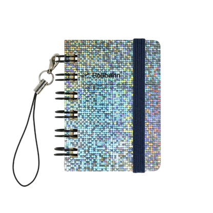 Rollbahn Spiral Metallic Micro Notebook