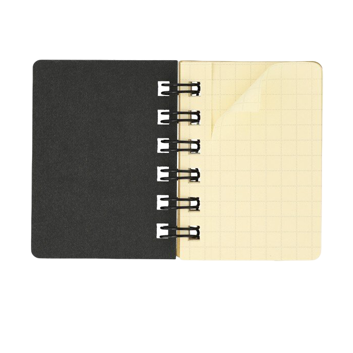 Rollbahn Spiral Metallic Micro Notebook