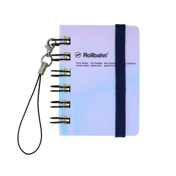 Rollbahn Spiral Metallic Micro Notebook