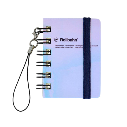 Rollbahn Spiral Metallic Micro Notebook