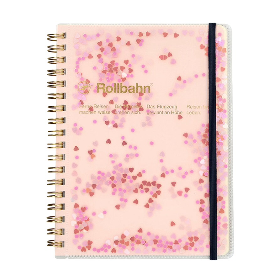 Rollbahn Spiral Glitter Notebook