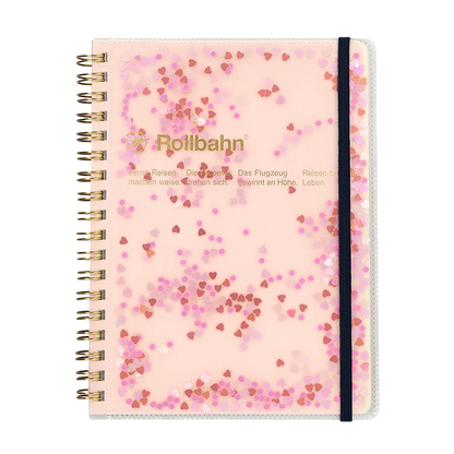 Rollbahn Spiral Glitter Notebook