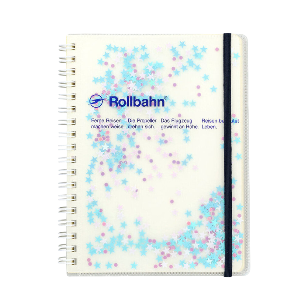Rollbahn Spiral Glitter Notebook