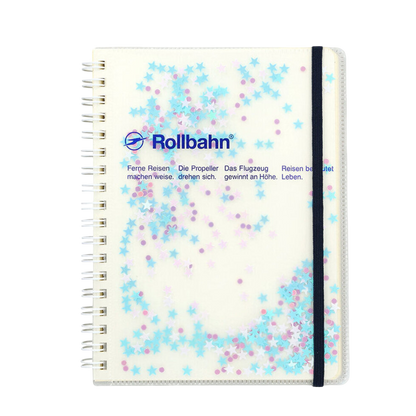 Rollbahn Spiral Glitter Notebook