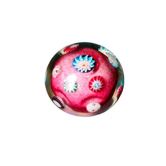 Millefiori Paperweight - Pink