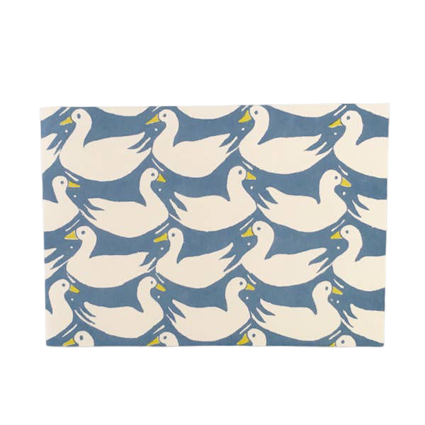 Ducks & Rabbits Blue and Yellow - Set of 6 Mini Cards