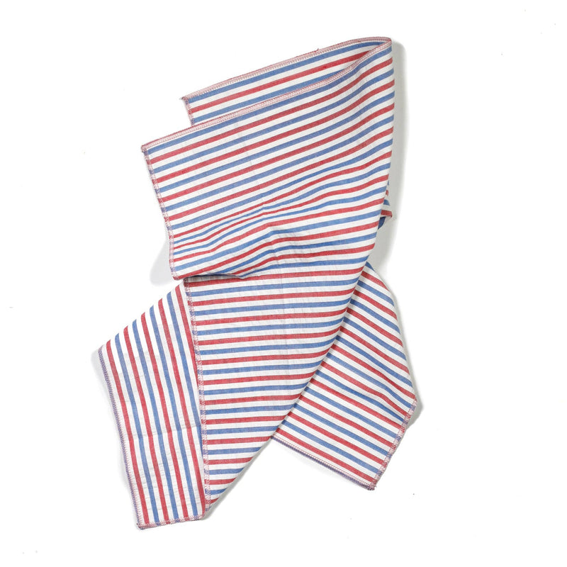 Primary Color Striped Napkins - Set of 4
