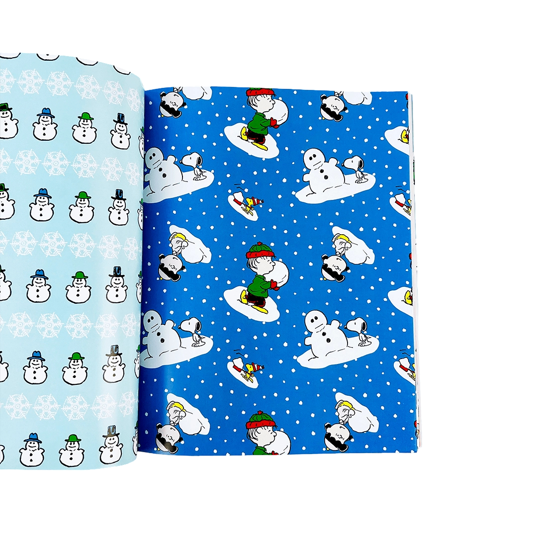 Peanuts Holiday Wrapping Paper Book
