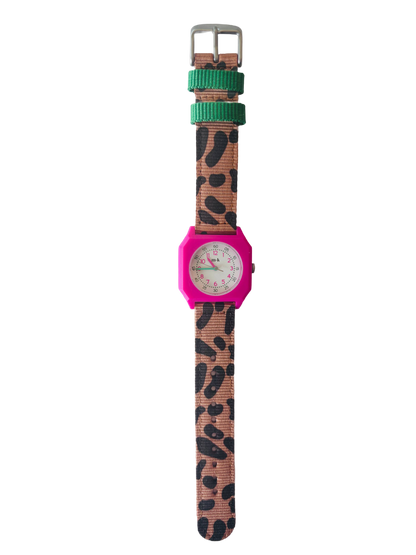 Mini Kyomo x Taxi Brousse Watch - Leopard
