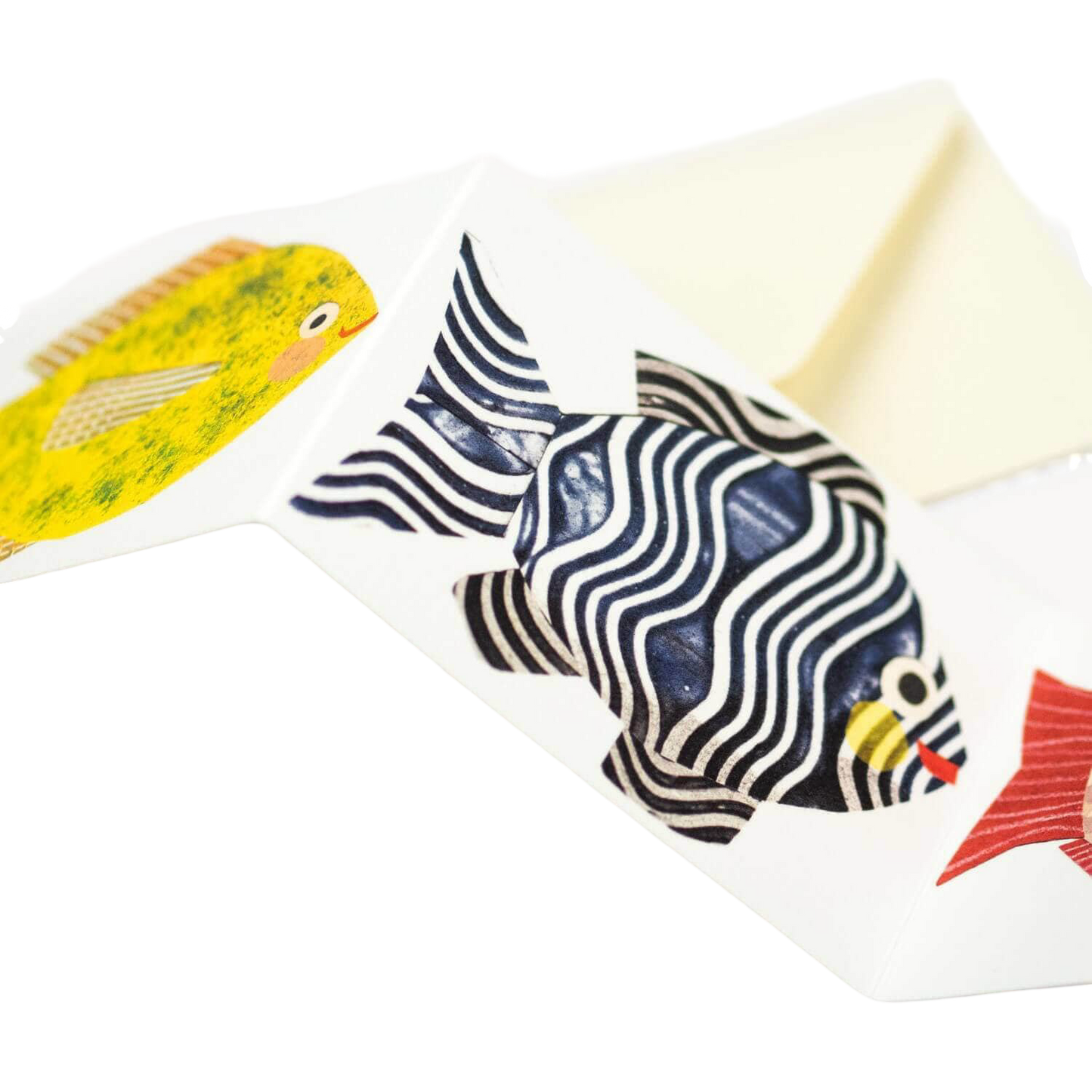 Fish Concertina Extending Card
