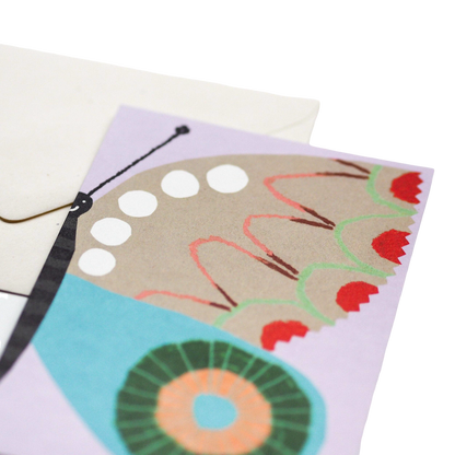 Purple Butterfly Card