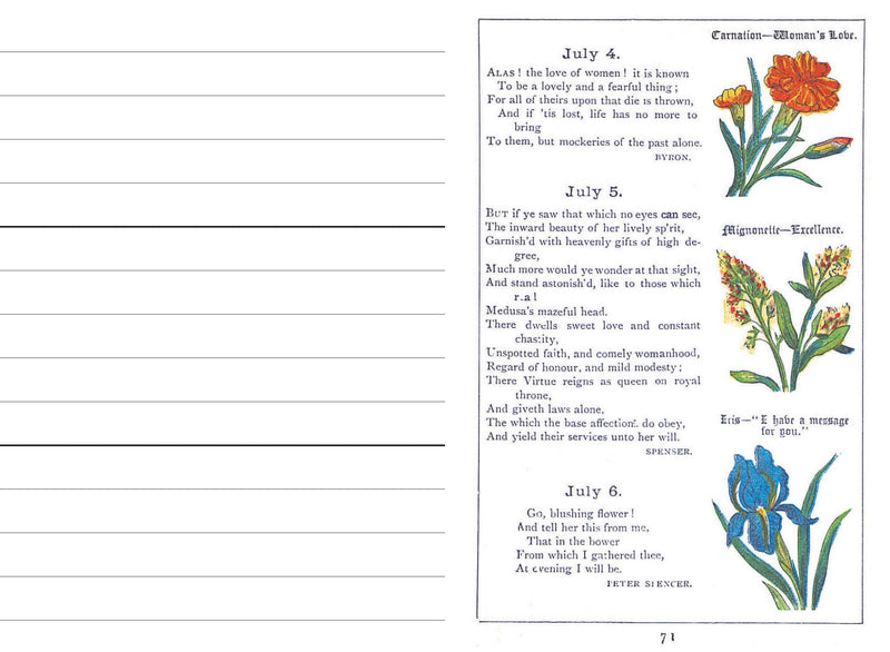 Floral Birthday Book