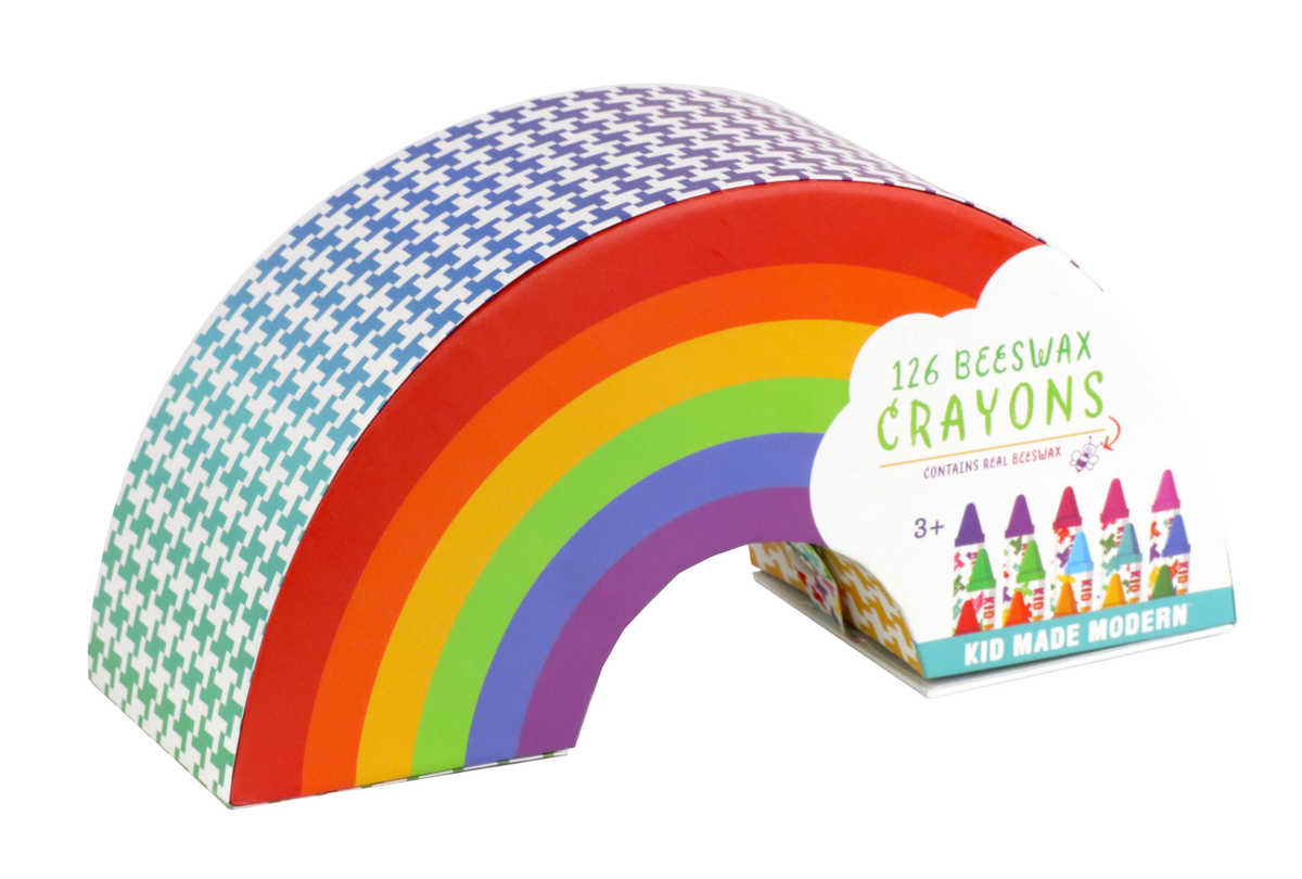 126 Rainbow Crayons Set